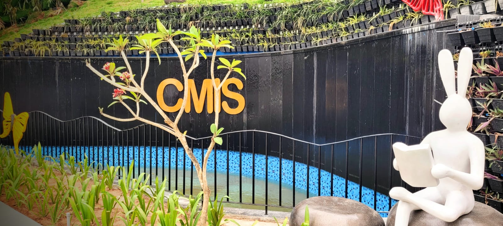 Fountain Wall at CMIS Coimbatore